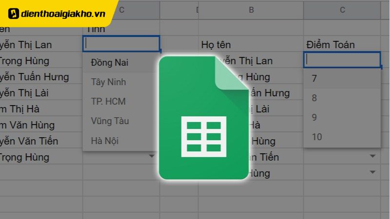 C Ch T O L A Ch N Trong Google Sheet Ch Trong V I B C N Gi N