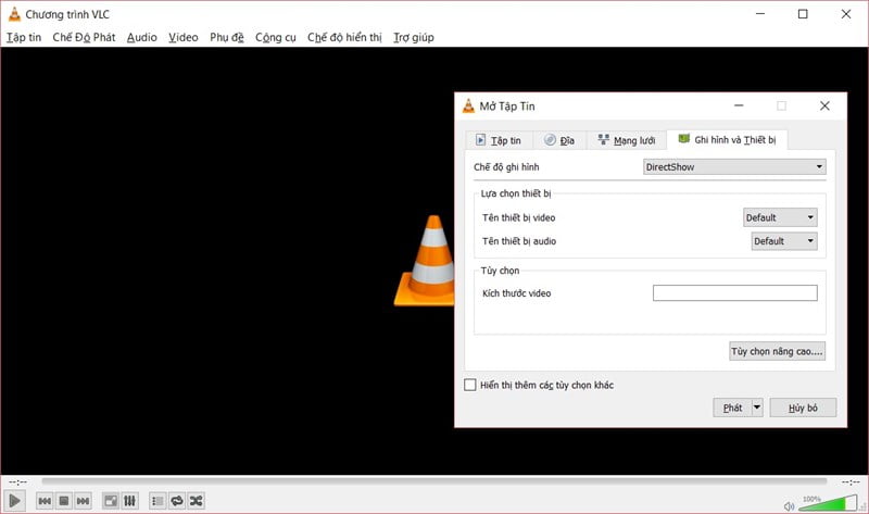 Phần mềm download playlist youtube VLC