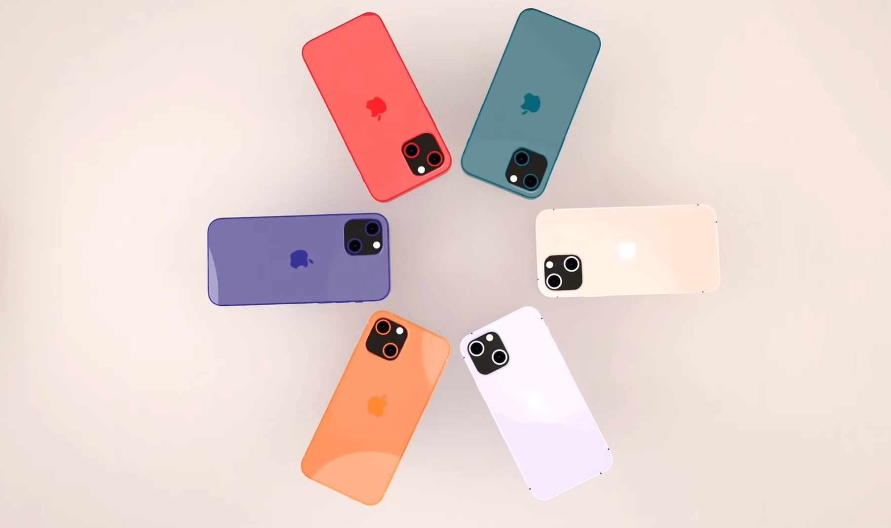 Concept của iPhone 13 mới: Thiết kế camera mới cùng 6 màu sắc nổi bật?