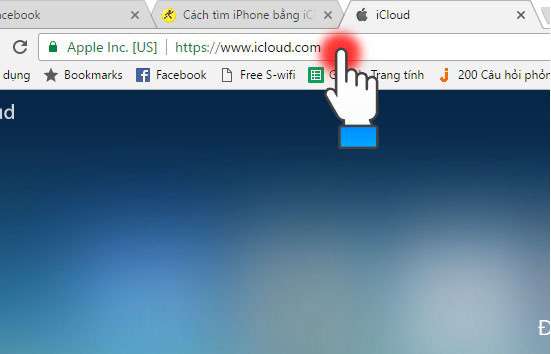 Đăng nhập iCloud trên Mac/máy tính
