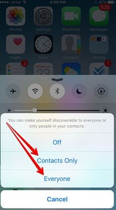 cách bật Airdrop trên iPhone 11