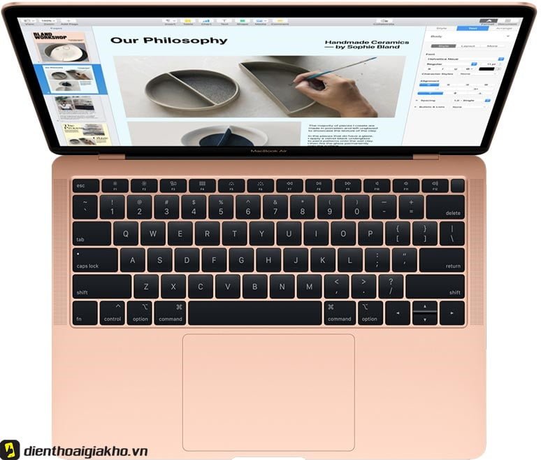 MGND3 - MacBook Air 2020 13 Inch Apple M1 8GB/256GB Gold Chính Hãng