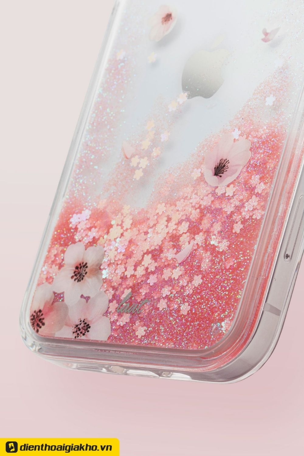 Vỏ trong suốt như pha lê của phụ kiện điện thoại ốp lưng LAUT iPhone 12/12 Pro Liquid Glitter Sakura. Làm tăng thêm tính thẩm mỹ, sang trọng cho chiếc iPhone của người dùng hơn bao giờ hết.