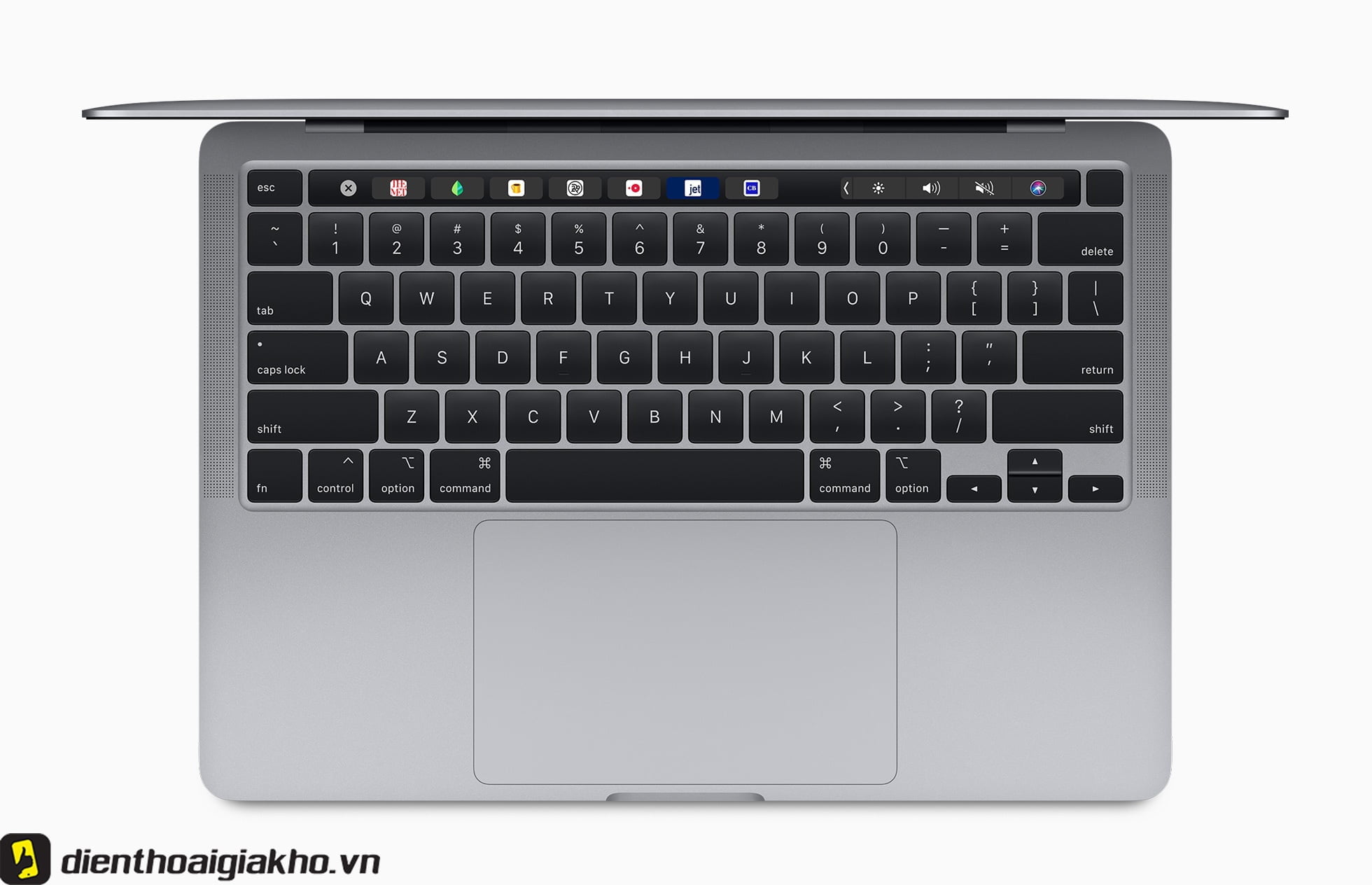 MYD92 - MacBook Pro 2020 13 Inch Apple M1 8GB/512GB Gray Chính Hãng