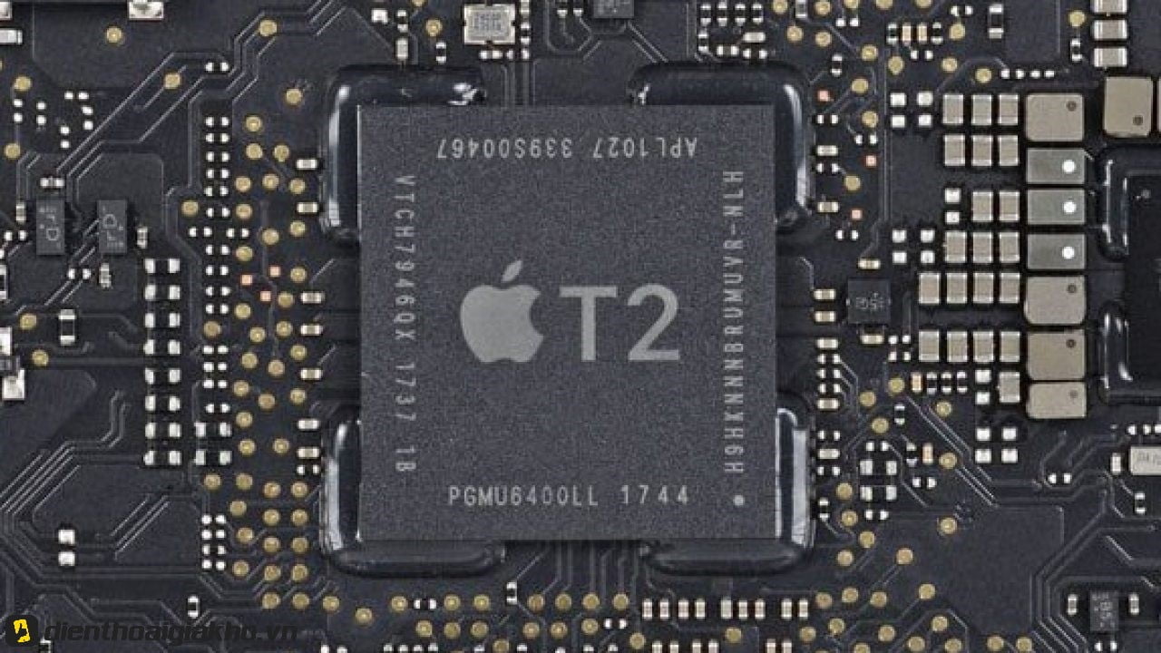 Chip bảo mật Apple T2 được trang bị trên Macbook 2019