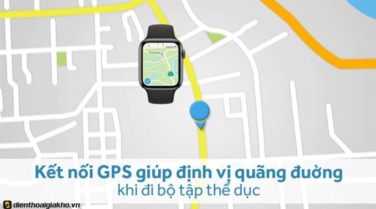 Việc kết nối GPS không những có lợi khi cần tìm đường mà còn giúp bạn định hướng và tập luyện cải thiện sức khỏe tốt hơn.