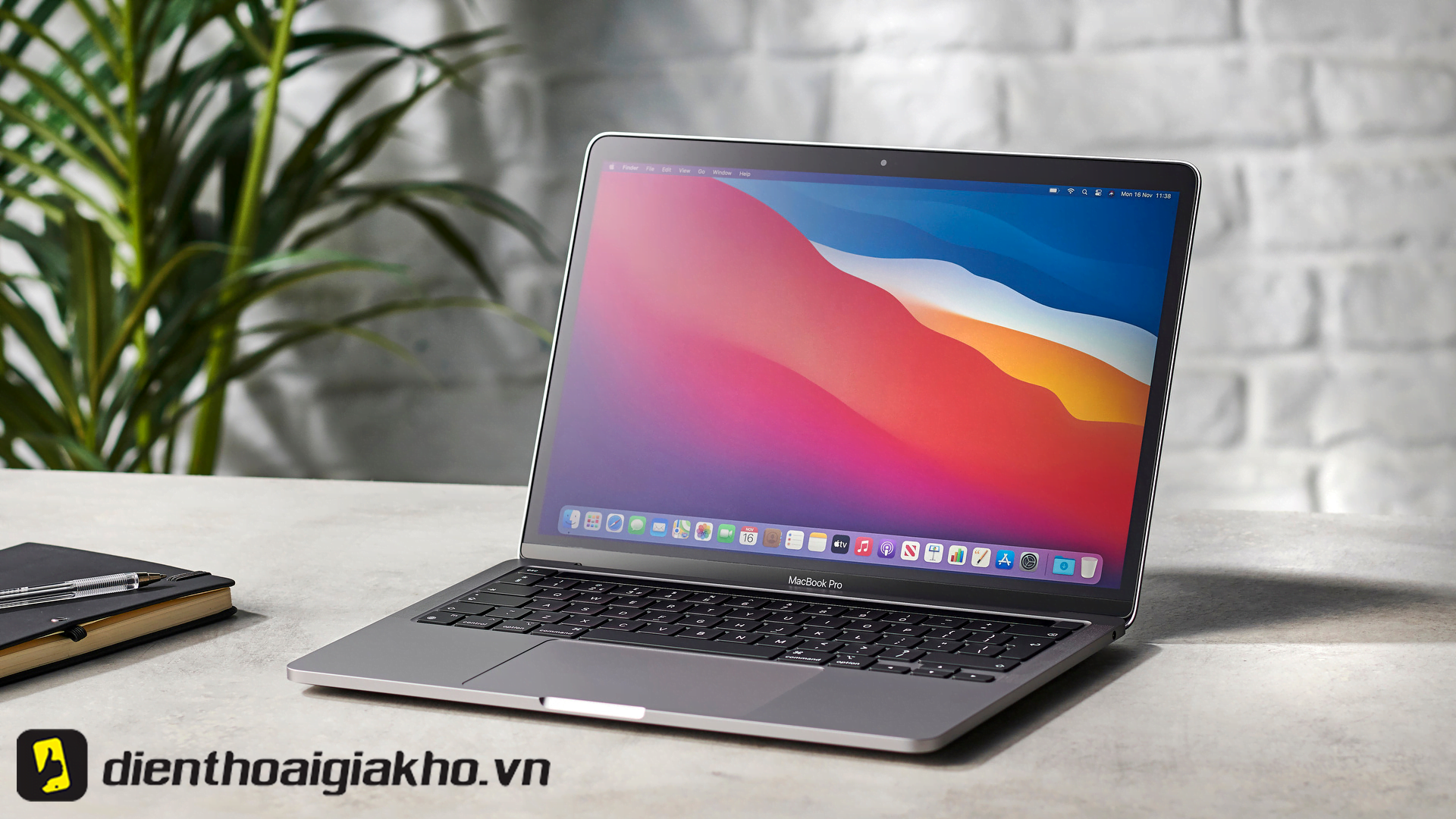 MYDC2 - MacBook Pro 2020 13 Inch Apple M1 8GB/512GB Silver chính hãng vẫn "chung thuỷ" với thiết kế sang trọng và tinh tế của Apple.
