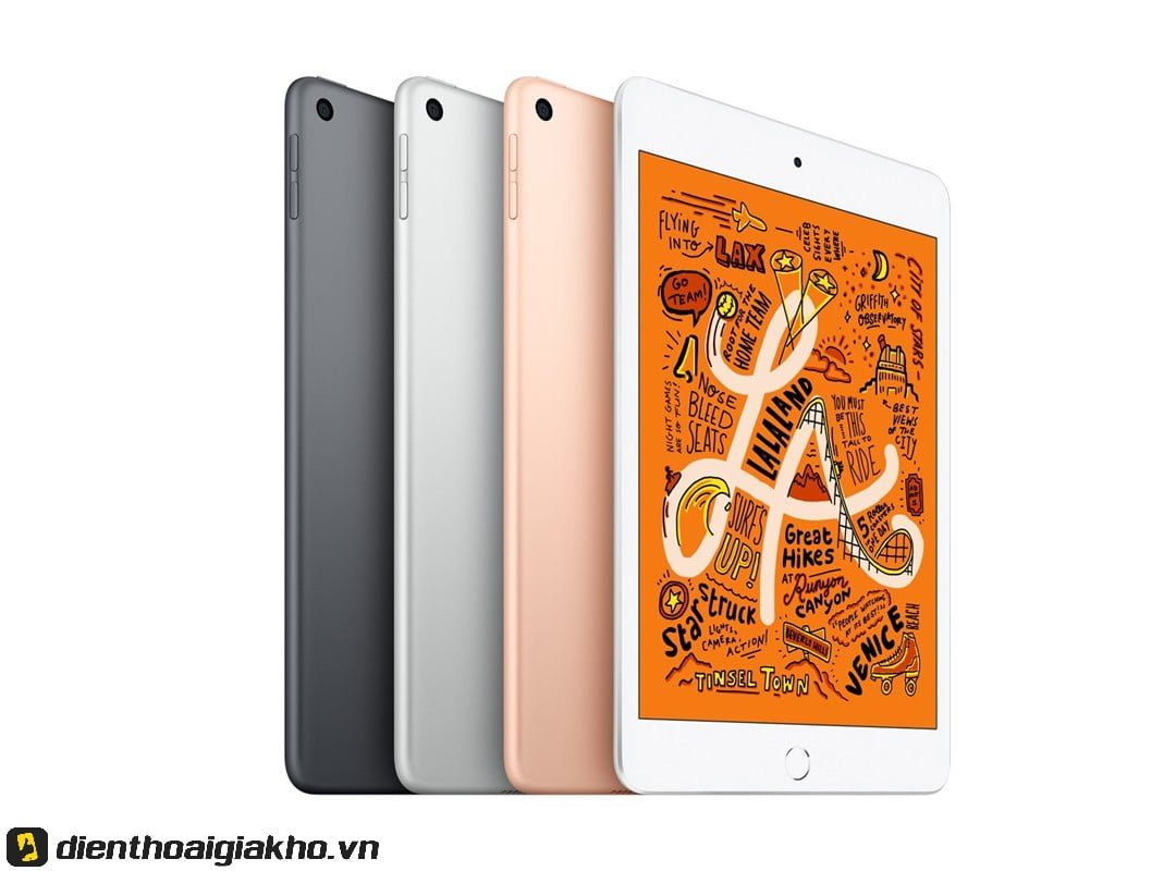 4 màu sắc trên thiết kế iPad Mini 5 7.9 inch Wifi 64GB