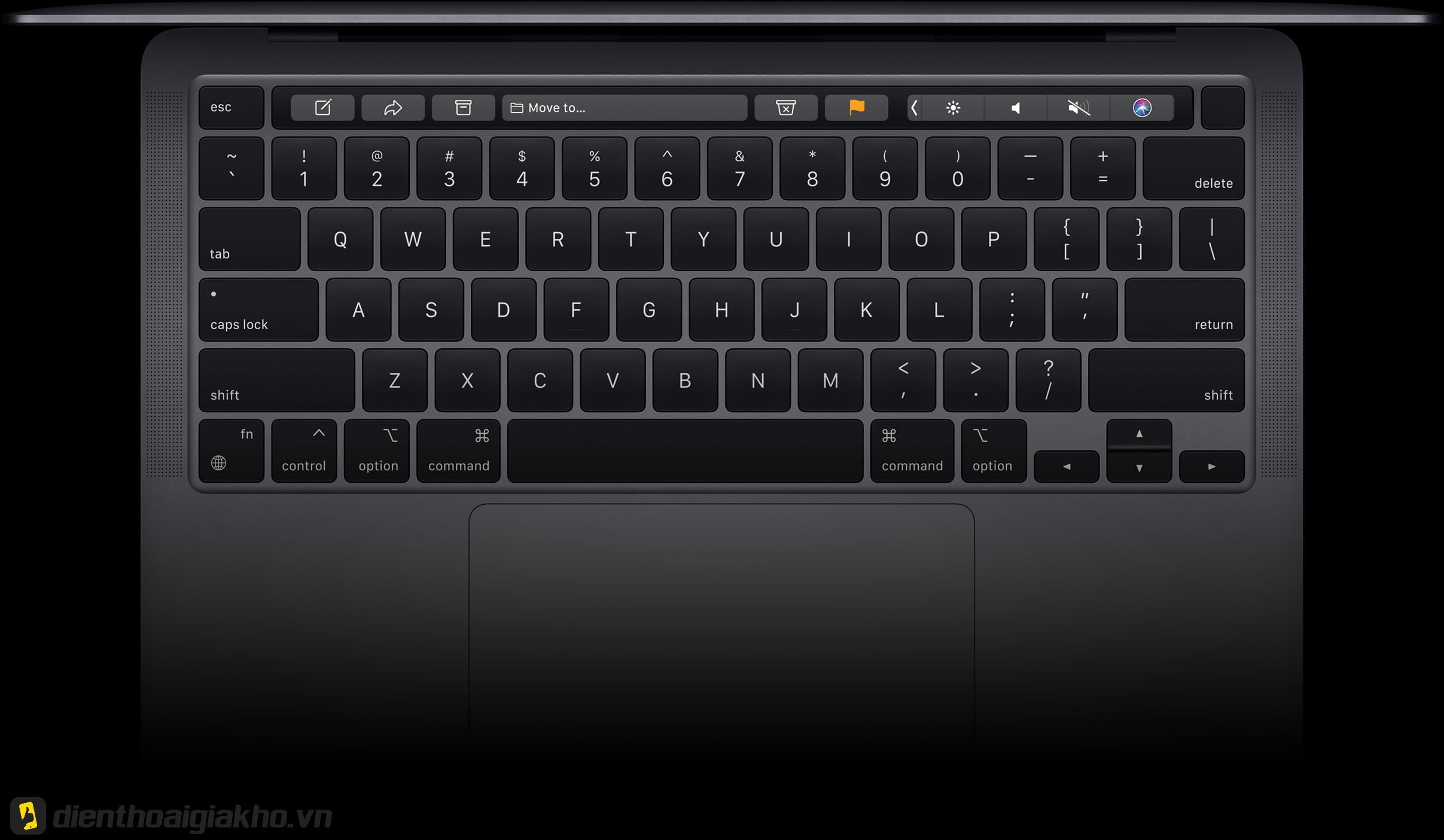Bàn phím cắt kéo thay thế Butterfly của MYD82 - MacBook Pro 2020 13 Inch Apple M1 8GB/256GB.