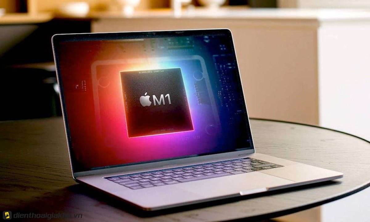 Màn hình MYD82 - MacBook Pro 2020 13 Inch Apple M1 với khả năng hiển thị màu sắc chân thực, sâu sắc.