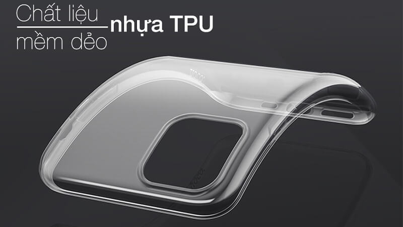 Ốp lưng HOCO trong suốt cho iPhone 12 Pro Max sở hữu chất liệu TPU mềm dẻo