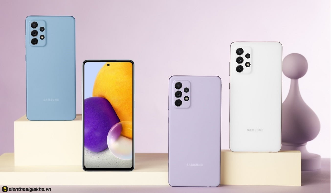 Mở hộp Samsung Galaxy A72 8G/128GB