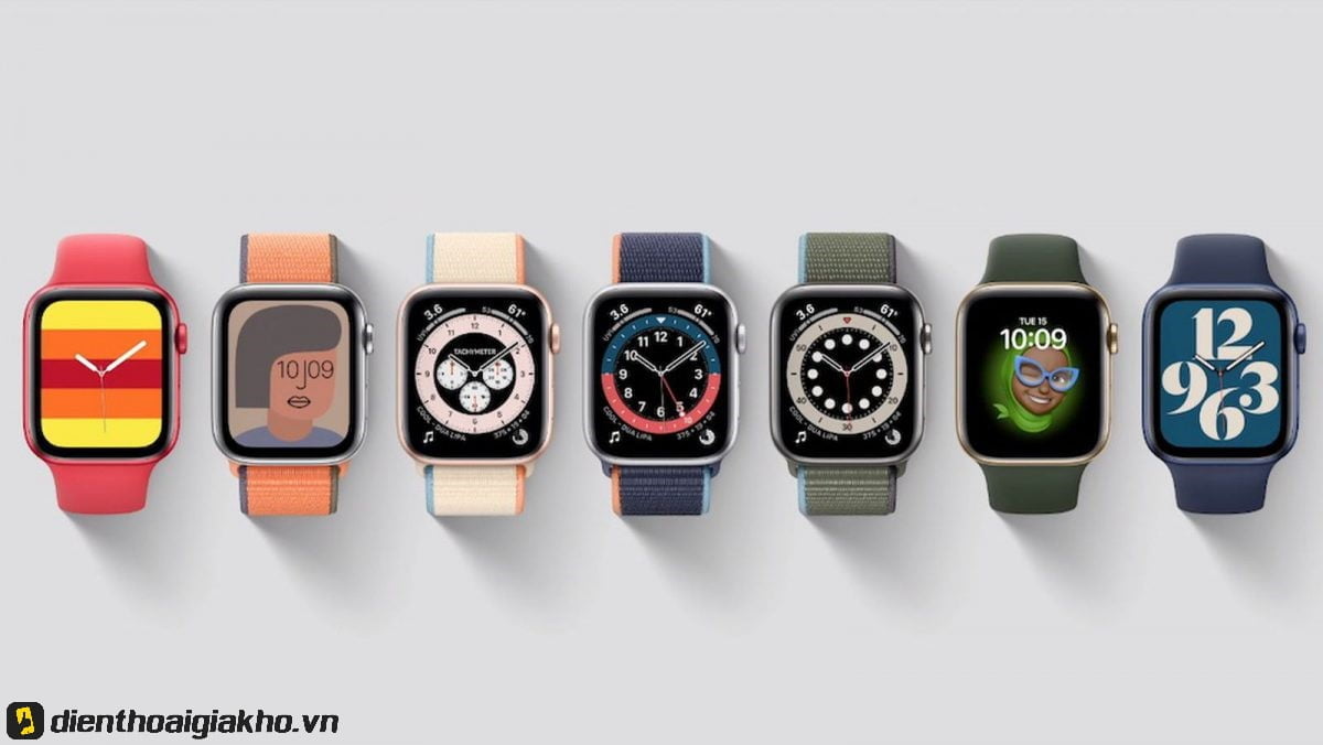 7 màu - 7 cá tính riêng cho người sở hữu Apple Watch Series 6.