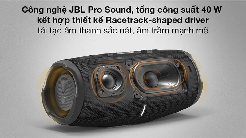 Loa Bluetooth JBL Charge 5 Chính Hãng sở hữu hệ thống loa đỉnh cao, âm sắc rõ nét