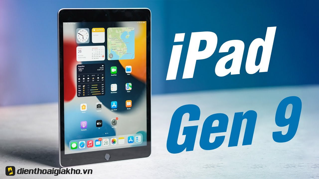 iPad Gen 9 10.2 inch Wifi 64GB Chính Hãng với hiệu năng đánh giá cao