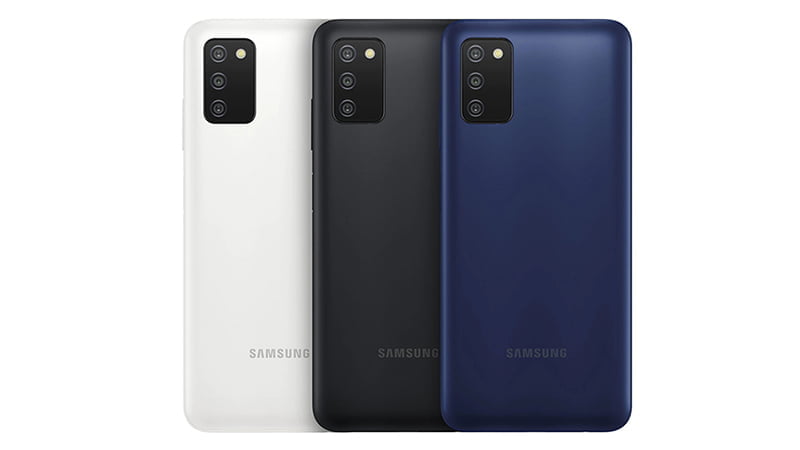 Samsung Galaxy A03s 3G/32GB Chính Hãng (Đã Kích Hoạt BHĐT) sở hữu 3 màu sắc lựa chọn 