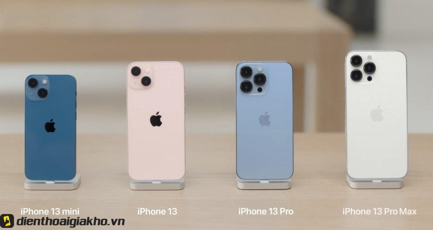 Kích thước iPhone 13 và các phiên bản