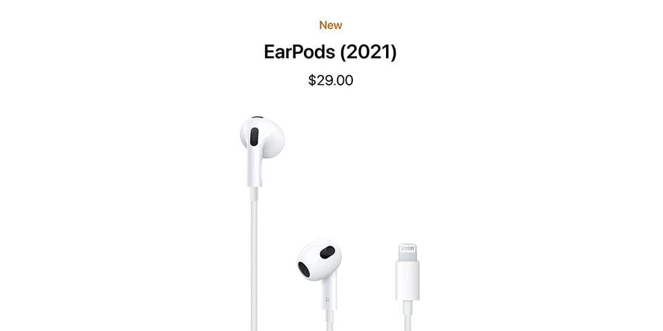 Apple EarPods 2021