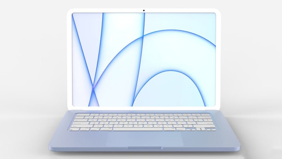MacBook Air 2022 lộ diện hình ảnh render
