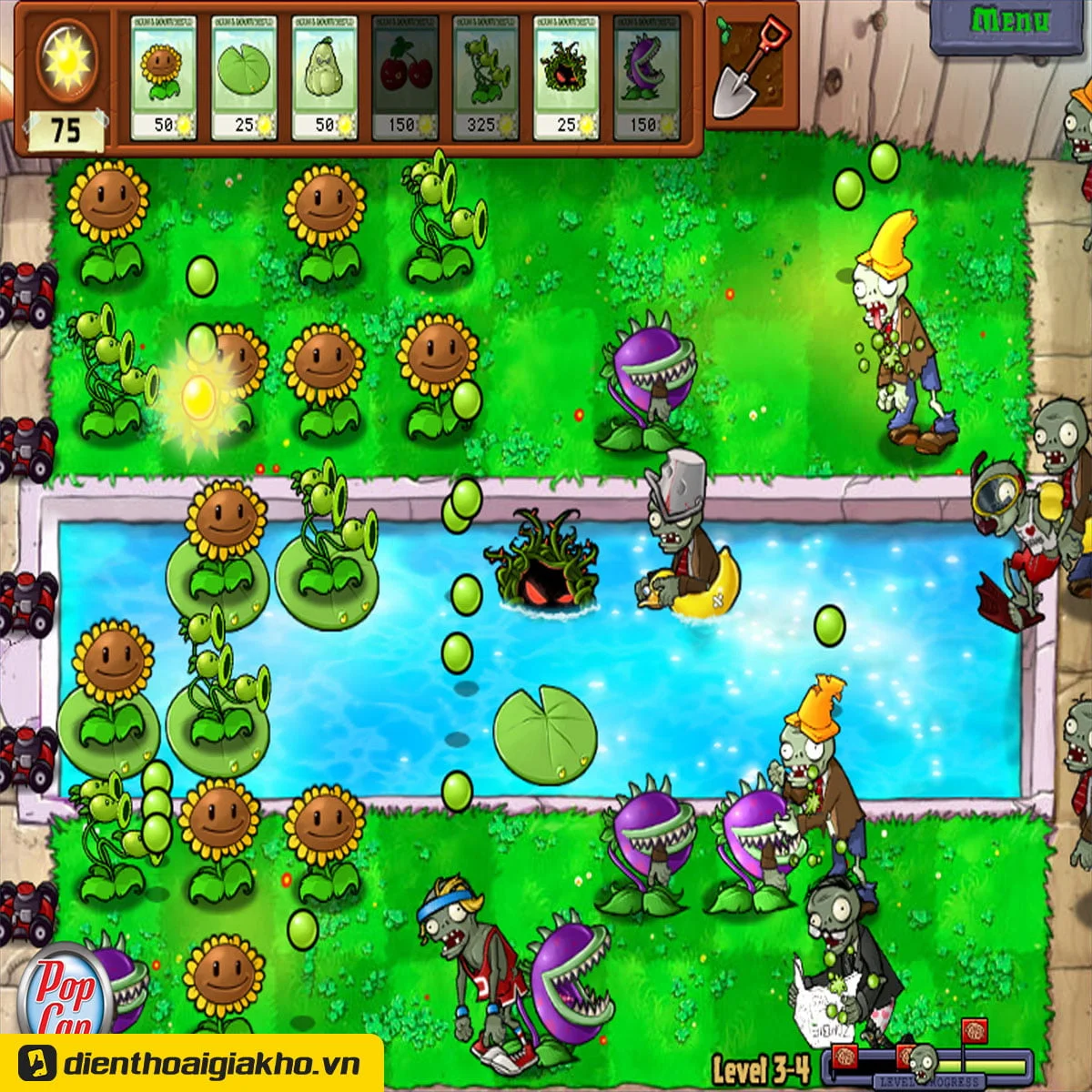 Game ios offline Plant And Zombie 