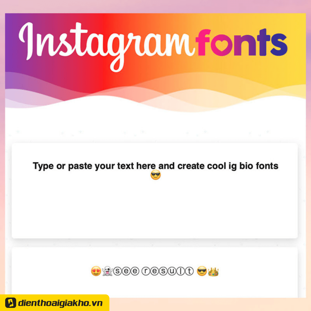 Instagram Fonts Generator