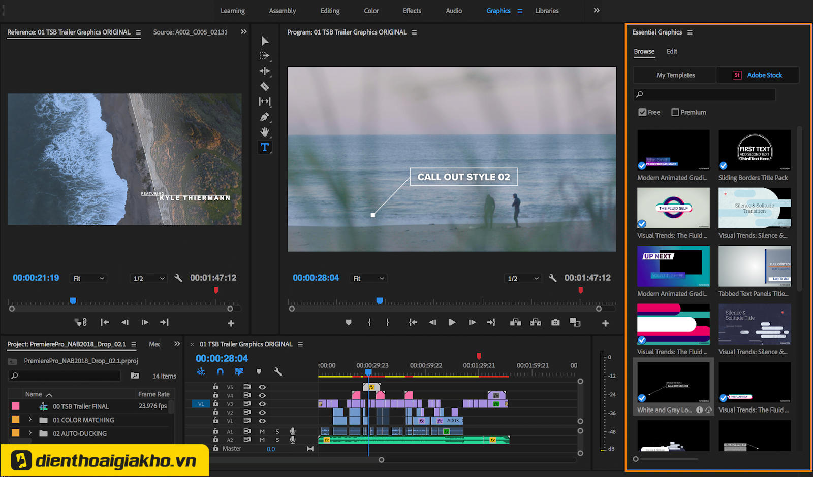Khoá học Adobe Premiere miễn phí