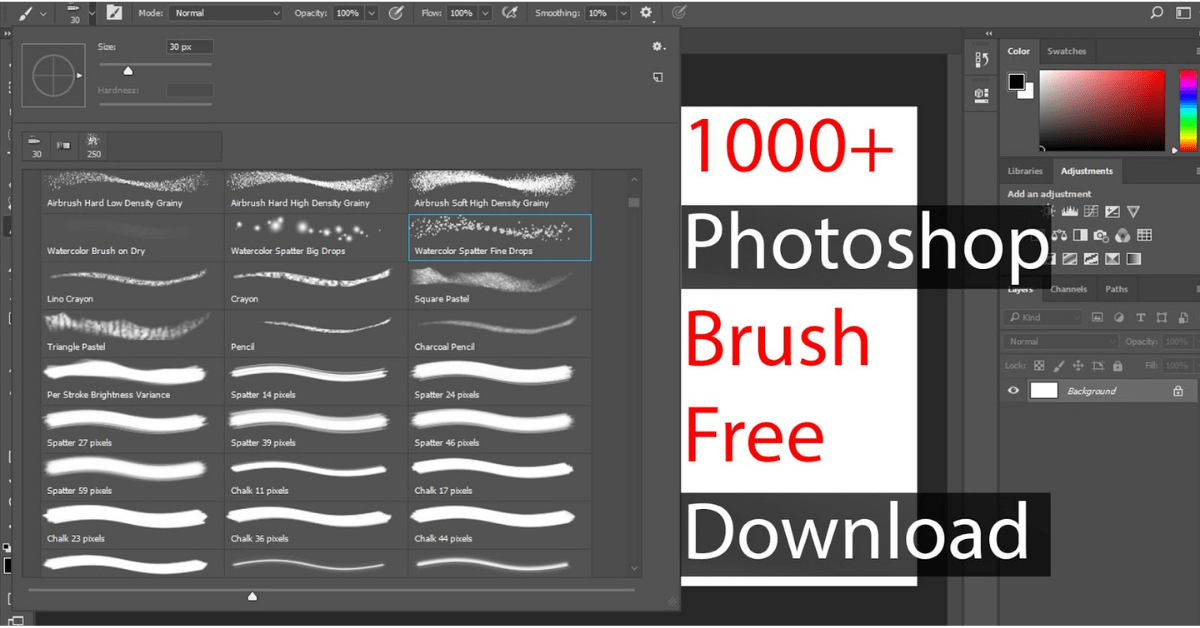Download Brush Photoshop Free Ở Đâu?