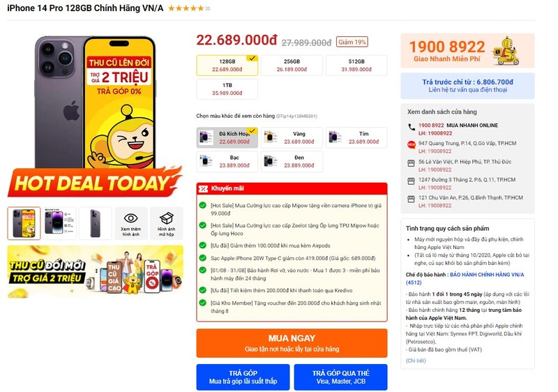 hướng dẫn trả góp