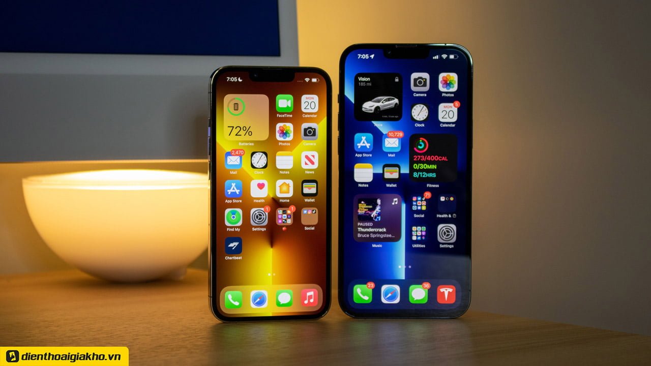 12 pro max 13 pro max So Sánh Thiết Kế iPhone 12 Pro Max Và iPhone 13 Pro Max