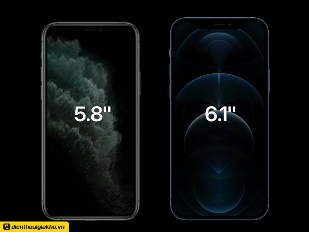 iPhone 12 Pro có màn hình lớn hơn, xem phim thích hơn 