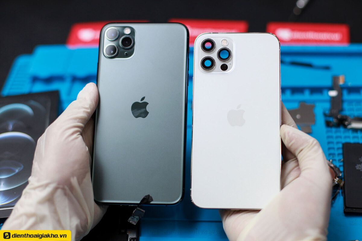 So sánh thiết kế iPhone 12 Pro và 12 Pro Max
