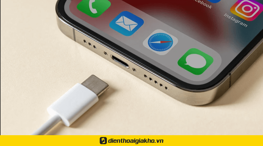 cổng usb c của iphone 15