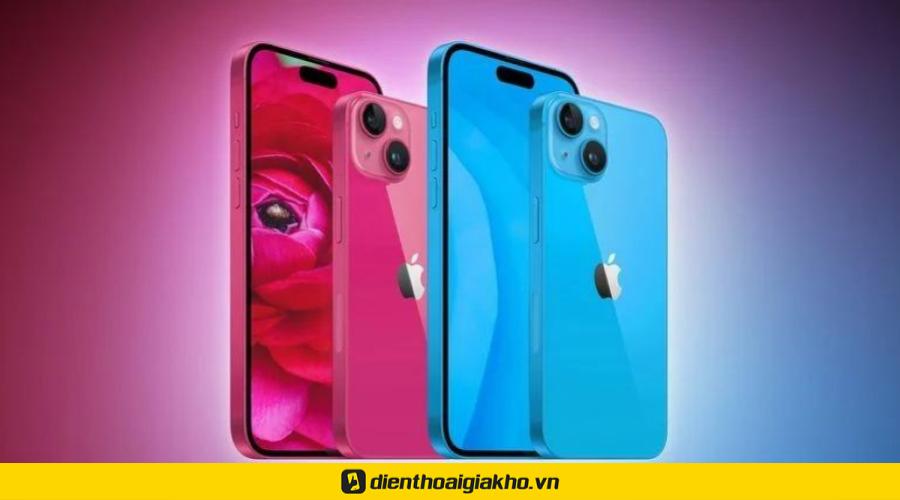 màu mới trên dòng iphone 15 thường