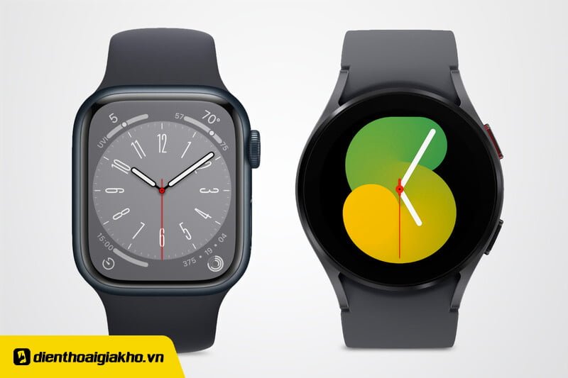 Apple Watch Series 8 và Samsung Galaxy Watch 5