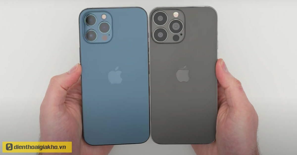 iPhone 12 pro max được bảo vệ bởi ốp lưng