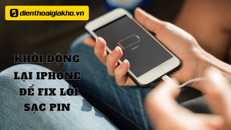 Khởi động lại iPhone để fix lỗi sạc pin (1)