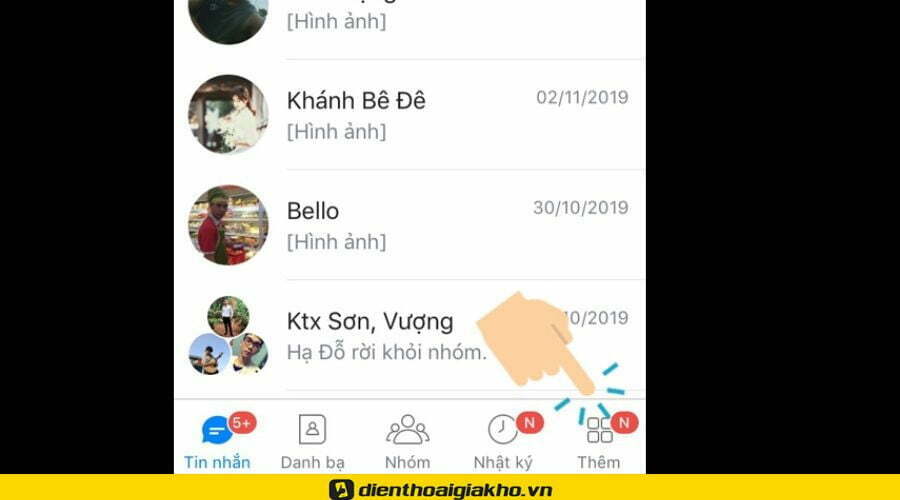 Xóa tin nhắn zalo có khôi phục