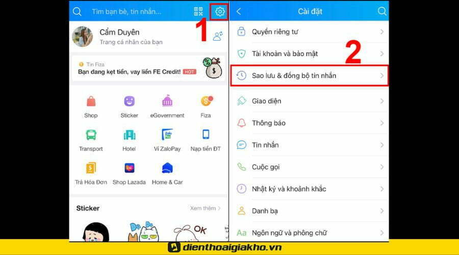 Xóa tin nhắn zalo có khôi phục