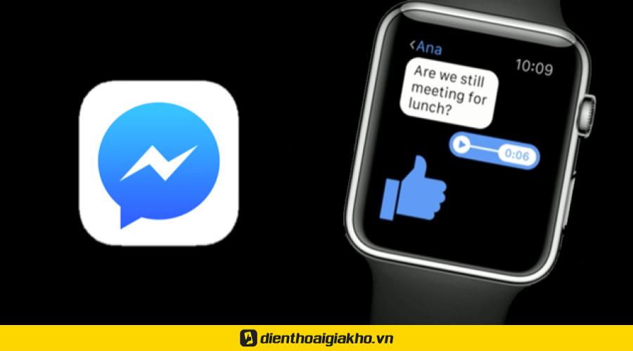 nhắn tin messenger với apple watch