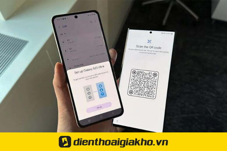 Chuyển dữ liệu sang Samsung Galaxy mới bằng QR code