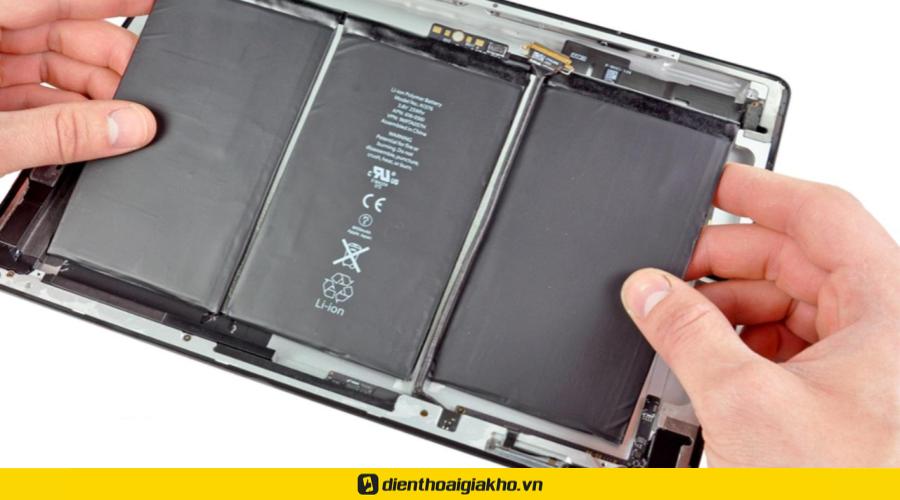 Pin của iPad bị chai hoặc hỏng 