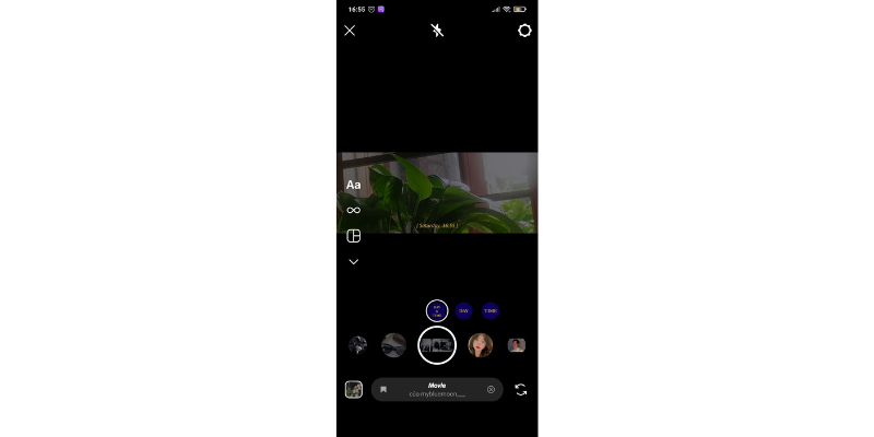Movie của mybluemoon__ filter instagram màu tối