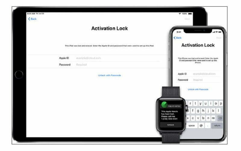 Sử dụng Activation Lock tìm Apple Watch