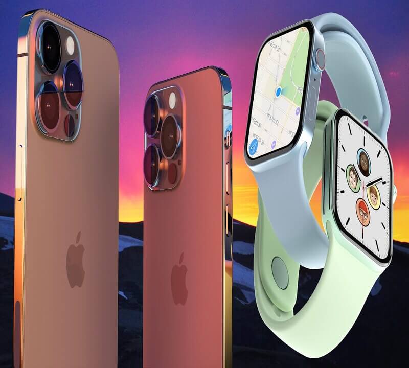 Apple Watch series 7 và iPhone 14 series