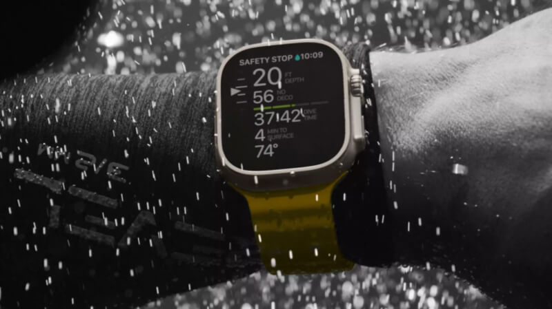 Thiết kế tổng quan của Apple Watch series 8 Ultra
