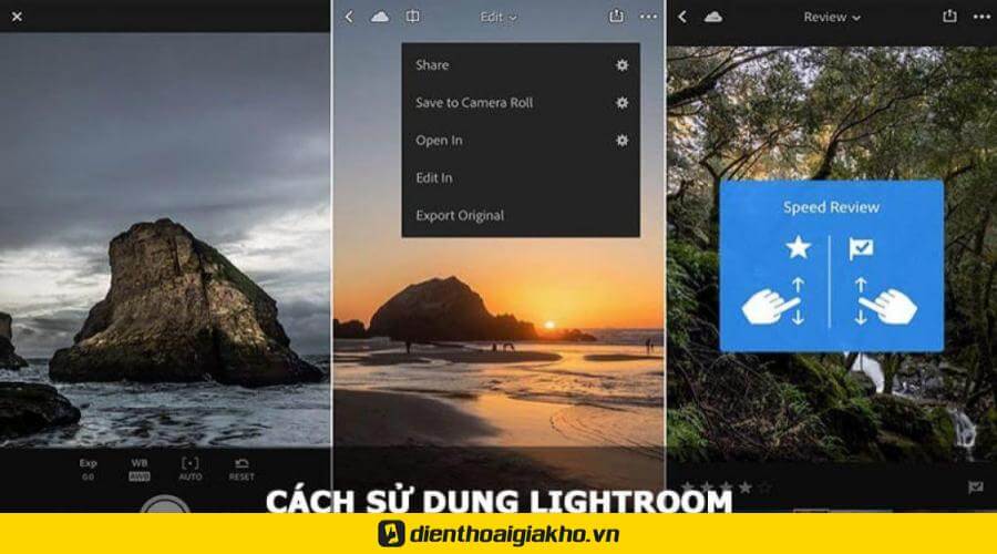 Cách sử dụng Lightroom trên iPhone