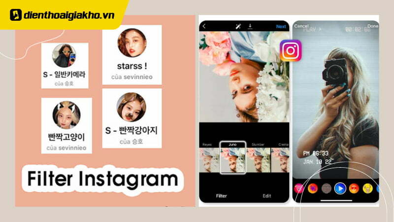Cách tìm filter trên Instagram