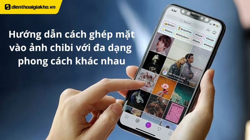 Hướng dẫn cách ghép ảnh chibi Picsart đang hot cực kỳ đơn giản   Fptshopcomvn