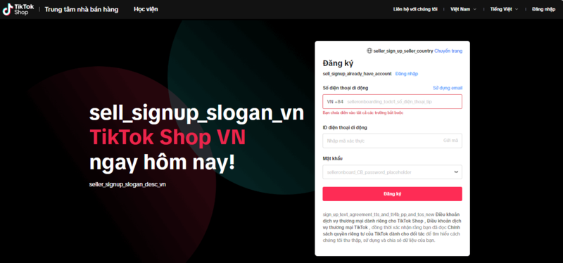 Bán hàng trên Tiktok Shop