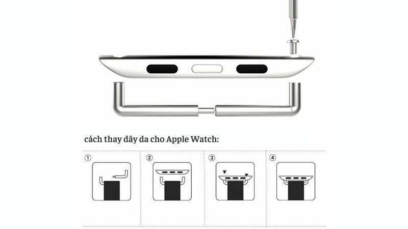cach thay day da cho apple watch
